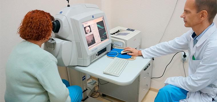 Визуализация раздела Оптическая когерентная томография (ОКТ)
